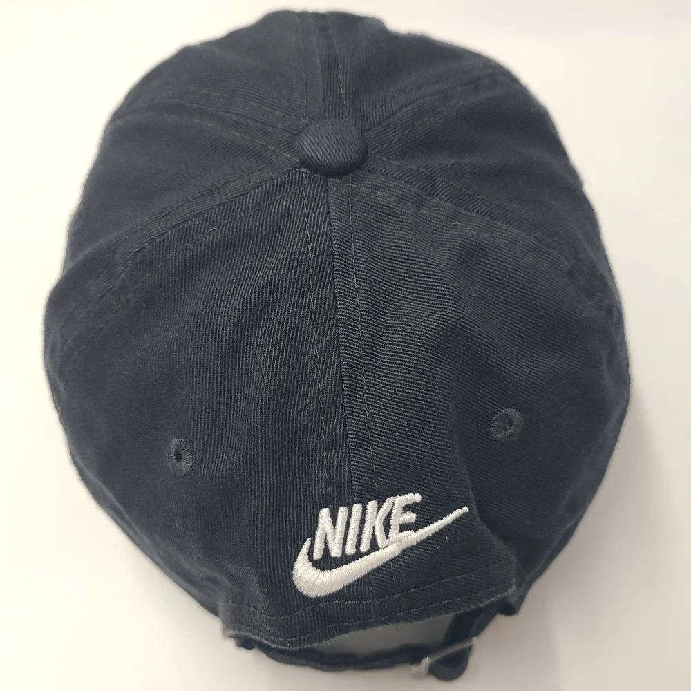 Nike Hat Strapback Black White Just Do It Heritage86 1Size Casual Dad Cotton Men